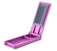 Changor Cepillo para Zapatos de Baile de Salón, Portátil y Plegable, Ideal para Bailes Latinos, Salsa y Fabricado en plástico. Dimensiones: 9 X 4 X 1,5 cm. (Púrpura)