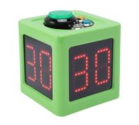 Changor Cube Timer Temporizador de Competición Profesional para Ajedrez y Póquer, Temporizador de 4 Lados con Pilas para Eventos, Torneos (Verde)
