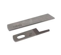 Changor Cuchillo Superior e Inferior, Juego de Cuchillas Overlock de Acero Robusto para Máquinas de Coser Domésticas, para Remalladora Industrial, Adecuado para Siruba 118460/118456