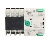Changor Interruptor de Transferencia Automática de Doble Potencia 4P Controlador Rápido de Milisegundos de 220 V Nivel de PC a Red Eléctrica con Aislamiento Retardante de Llama pa (80A)