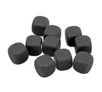 Changor Juego de Dados en Blanco Divertidos de Plástico para Rompecabezas de Bricolaje para Juegos de Mesa y Aprendizaje de Matemáticas, Dados Duraderos de 6 Caras para Manualidades en el Aula, (#4)