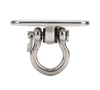 Changor Juego de Ganchos para Columpio, Kit de Suspensión de Hamaca de Acero Inoxidable 304 Resistente para Silla Colgante, Fácil Instalación para Jardín y Piscina