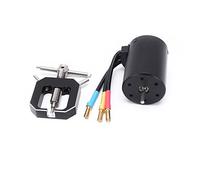 Changor Juego de Motor sin Escobillas 3650 4300KV Resistente Al Agua con Extractor de Engranaje de Piñón para Coche RC 1/10 1/8 Aluminio de Alto Rendimiento