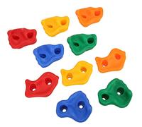 Changor Juego de Presas de Escalada en Roca de Colores para Equipos de Juegos Infantiles Plástico No Tóxico 10 Unidades 1545 G