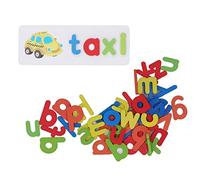 Changor Juguete de Aprendizaje de Ver y Deletrear, Alfabeto, Educación Temprana, Rompecabezas Cognitivo, Juego de Cartas de Construcción de Palabras para Niños Mayores de 3 Años