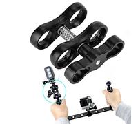 Changor Mini Clip de Luz de Buceo con Bola de Mariposa de Aleación de Aluminio, Soporte Adaptador de Abrazadera para Rotación de 360°, para SJ CAM, etc.
