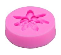 Changor Moldeo de Silicona en Forma de Flor, Flexible, Seguro, Resistente Al Calor para Hornear, Felicidad, Cocina