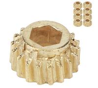 Changor OpenGear Afinadores de Guitarra Engranajes Bloqueo Hexagonal Clavijas de Montaje Universales Llaves de Afinación de Hierro Piezas de Repuesto para Guitarra Bajo Ukelele (12 Uds.)