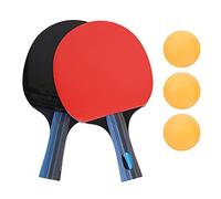 Changor Paleta de Tenis de Mesa, Diseño de Madera Mixta de Alta Velocidad | clásico antiadhesivo de doble cara, ideal para entrenamiento, fuerte capacidad de rotación.