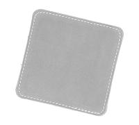 Changor Paño para Tacos de Billar, 9,5x9,5 Cm, Limpiador de Tacos de Piscina, Pulidor, Bruñidor de Cuero, Herramienta de Limpieza de Postes de Billar para Mantenimiento de Piscinas (Gris)