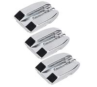 Changor Pie para Cremalleras Invisibles Multifuncionales, 3 uds., para Máquinas de Coser Domésticas, Material de Hierro, Fácil de Operar