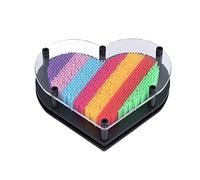 Changor Pin Art Board 3D Colorido Aguja Pintura Juguete para Decoración Creativa del Hogar 18.7cm / 7.4in