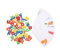 Changor Rompecabezas de Alfabeto de Madera para Niños - Colorido Juego de Ortografía para Mejorar el Aprendizaje y Las Habilidades Motoras Finas para Niños Mayores de 3 Años - 52 Piezas