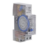 Changor Temporizador Mecánico Control Inteligente Interruptor de Sincronización para Uso Industrial Material Negro ABS 1 Pieza