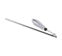 Changor Varilla de Puntero para Generador de Ruido para Buceo, Aleación de Aluminio de 34 Cm con Escala de 15 Cm y Cordón de Paracaídas para Comunicación y Señalización Submarinas (Gris)
