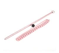Changor Varilla de Puntero para Generador de Ruido para Buceo, Aleación de Aluminio de 34 Cm con Escala de 15 Cm y Cordón de Paracaídas para Comunicación y Señalización Submarinas (Rosa)