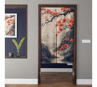 ChangTsing Cortina de Puerta Japonesa Noren Cortina de Puerta Japonesa Noren Cortina de Media Puerta Impresa de Estilo japonés Estilo Japonés Cortina de Puerta Interior Tela Tapiz Cortina 70 x 120 cm