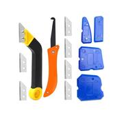 Changyeah 13 Pcs Rascador Juntas Azulejos,Removedor de Lechada con 7 Pcs Cuchilla de Repuesto,Rascador de Juntas para Eliminar Mortero, para Limpieza de Azulejos de Piso de Pared de Baño de Cocina