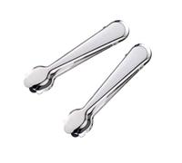 Changyeah 2 Pinzas Para Hielo De Acero Inoxidable, Accesorios hostelería bar, Utensilios De Cocina Candy Para Cubitera, Ideales para servir cubitos de hielo y alimentos en cocinas, buffets y bares.