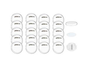 Changyeah 20 unidades de insignias transparentes,20 hojas de papel,insignias transparentes para manualidades,Chapas Personalizadas,Chapas Acrílico con Alfileres