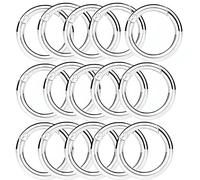Changyeah 34 mm Anillos para Bolsos, 15 piezas de broche de resorte redondo mosquetones anillos para bolsos, anillo mosquetón, hebilla de muelle para llavero, bolso, joyas, decoración, artesanía