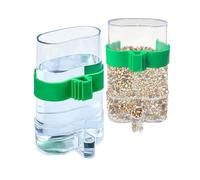 Changyeah - Juego de 2 máquinas automáticas de 220 ml para jaulas de pájaros, comedero automático para periquitos, canarios, pinzones, semillas