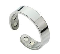 CHANGYUE Dispositivos anti-ronquido, anillo de anti-cajón magnético para hombres mujeres, anillos anti-cedientes ajustables tratamiento de acupresión (acero)