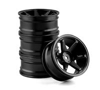 Chanmoo 1/10 RC Beadlock Ruedas Bujes Llantas de aleación hexagonales de 12 mm para neumáticos de coche de carreras de rally escala 1:10 Tamiya TT01 TT02 XV01 TA06 A959 PTG2 144001 HPI KYOSHO HSP PTG2