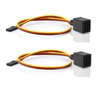 Chanmoo RC JR Style Servo Splitter 1 macho a 2/3/4/5/6 hembra, cables divisores en Y, cable divisor en Y, cable de plomo de 350 mm para coches RC, avión, dron, receptor, servo, cable ESC, servo,