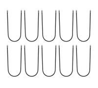 Channel Pegs, U Formed Ground Nails, Metal Fastening Pins, 10 Piece | This U formed ground nail set gives 10 piece kit hold for house exterior and underground rainwater fencing.