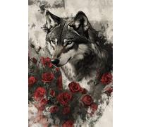 Channel the Spirit of the Wild - Wolf Lined Journal