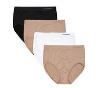 Channo Bragas Altas Tallas Grandes de Licra Seamless sin Costuras. Lisas diseño clásico, Suaves y cómodas (Pack de 4 Surtido, XXXXL)