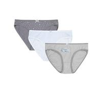 Channo Bragas de Algodón con Estampados de Estrellitas, Lunas y Parejita de Búhos (Pack de 3) (Buhos, XL)