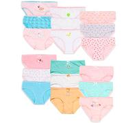 Channo Niña Braguitas de algodón con Estampados y Dibujos Originales. Cómodas y Suaves - Pack de 12, Sorpresa, 6-8 años