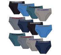 Channo Slips Calzoncillos Licra para Hombre, Invisibles, Cómodos y Suaves. (Pack de 12, Surtido XXL)