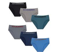 Channo Slips Calzoncillos Licra para Hombre, Invisibles, Cómodos y Suaves. (Pack de 6, Surtido XL)
