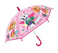 Chanos Chanos Paw Patrol Safety Runner PoE Embossed Folding Umbrella, 38 cm, Light Pink Paraguas Plegable, Rosa (Light Pink)
