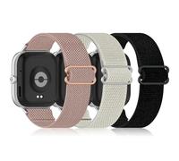 CHANRASI 3 Pack Correas Compatibles con Xiaomi Redmi Watch 6/5/4 Mujer Hombr,Correa Deportiva de Nylon Trenzado,Pulsera Solo Loop para Xiaomi Mi Band 8 Pro/Mi Band 9 Pro