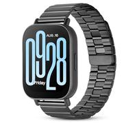 CHANRASI Correa Compatible con Correas Xiaomi Redmi Watch 5 Active/5 Lite,Bracelet Metalica de reloj Magnética Ajustable para Xiaomi Redmi Watch 5 Active/5 Lite Negro