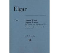 Chanson de nuit, Chanson de matin op. 15 for - Violin and Piano - Score and Part - G. Henle Verlag (HN 1477)