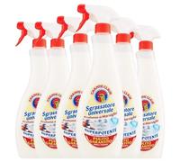 Chante Clair - Desengrasante universal súper potente con perfume de Marsella Promo Pack Oferta Chanteclair (6 x 600 ml completo)