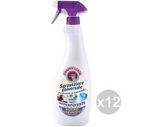 Chante Clair - Juego de 12 desengrasantes 625 en spray de lavanda, detergente y limpieza de la casa