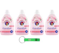 Chanteclair I Concentrati - Suavizante concentrado, aroma a peonía y magnolia, para ropa suave y perfumada, 50 lavados de 1000 ml + llavero Beni Culinari gratuito