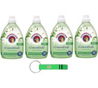 Chanteclair I Concentrati - Suavizante concentrado con aroma a almizcle blanco, para ropa suave y perfumada, 50 lavados 1 L + llavero Beni Culinari gratis