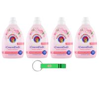 Chanteclair I Concentrati Suavizante Concentrati - Suavizante concentrado con aroma a peonía y magnolia para prendas suaves y perfumadas, 50 lavados, 1 litro + llavero Beni Culinari