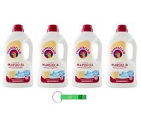 Chanteclair Lavatrice Marsiglia Detersivo Liquido - Detersivo Liquido - Detergente líquido para la lavadora - Fórmula con desengrasante 28 lavados 1260 ml + llavero Beni Culinari gratuito