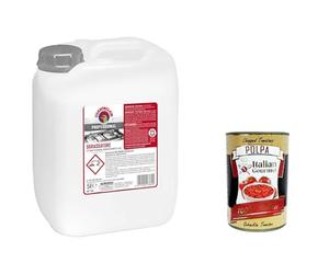 Chanteclair Professional Sgrassatore - Bidón desengrasante profesional (5 lt+ Italian Gourmet Polpa, 400 g)