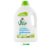 Chanteclair Vert Lavatrice - Detergente líquido para lavadora (8 unidades, 1260 ml, incluye llavero Beni Culinari gratuito)