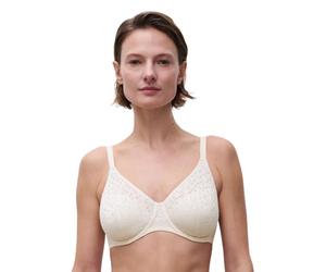 Chantelle 13f1 Cobertura Total Mujer | Ligeramente transparente en la parte superior de la copa cómoda con tirantes ajustables