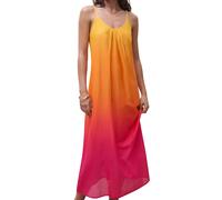 Chantelle Bw 1p Long Dress Sunrise Tie & Dye Talla: L | Vestidos Maxi Outlet | Mujer